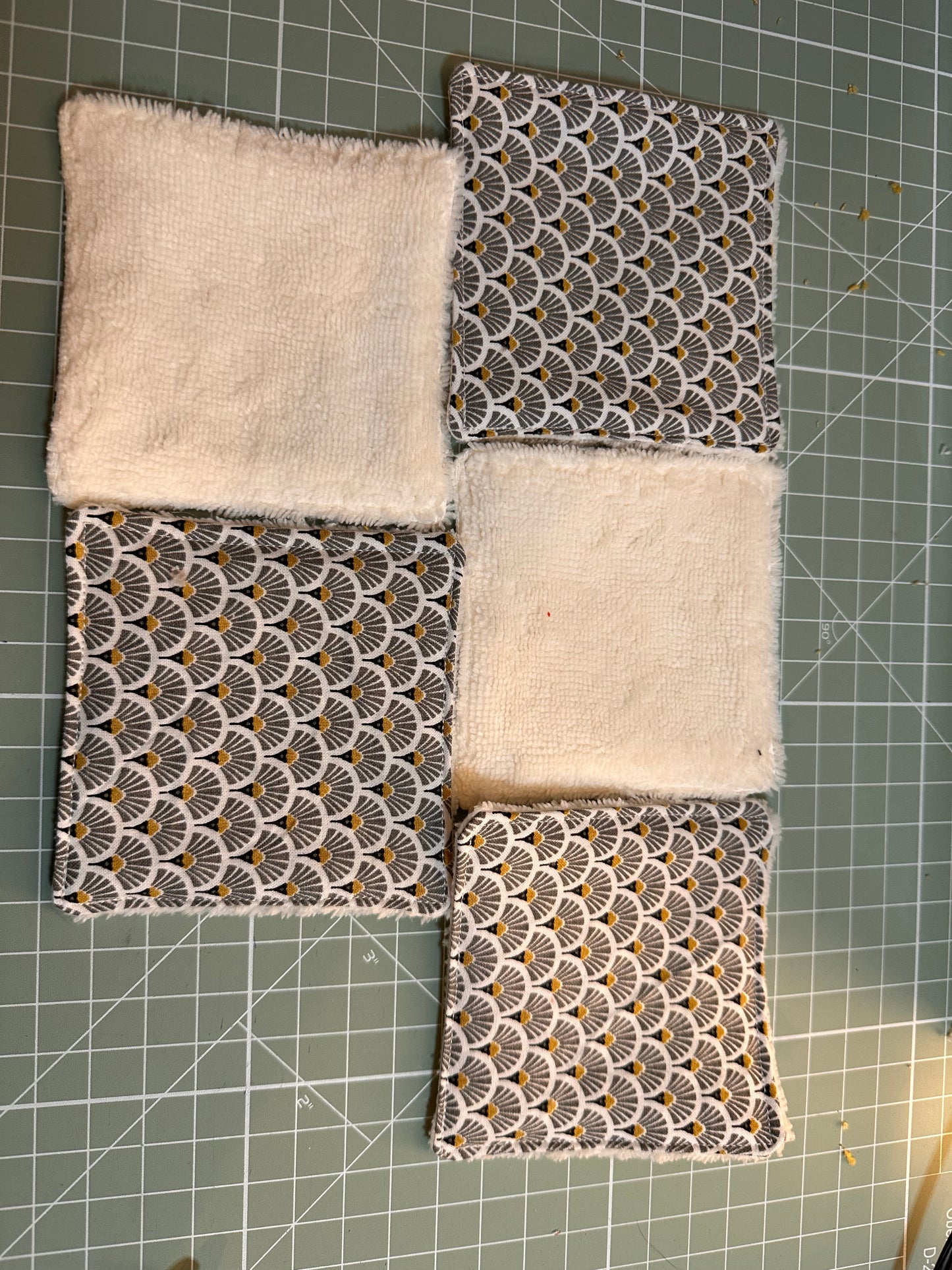 Lingettes lavables bambou