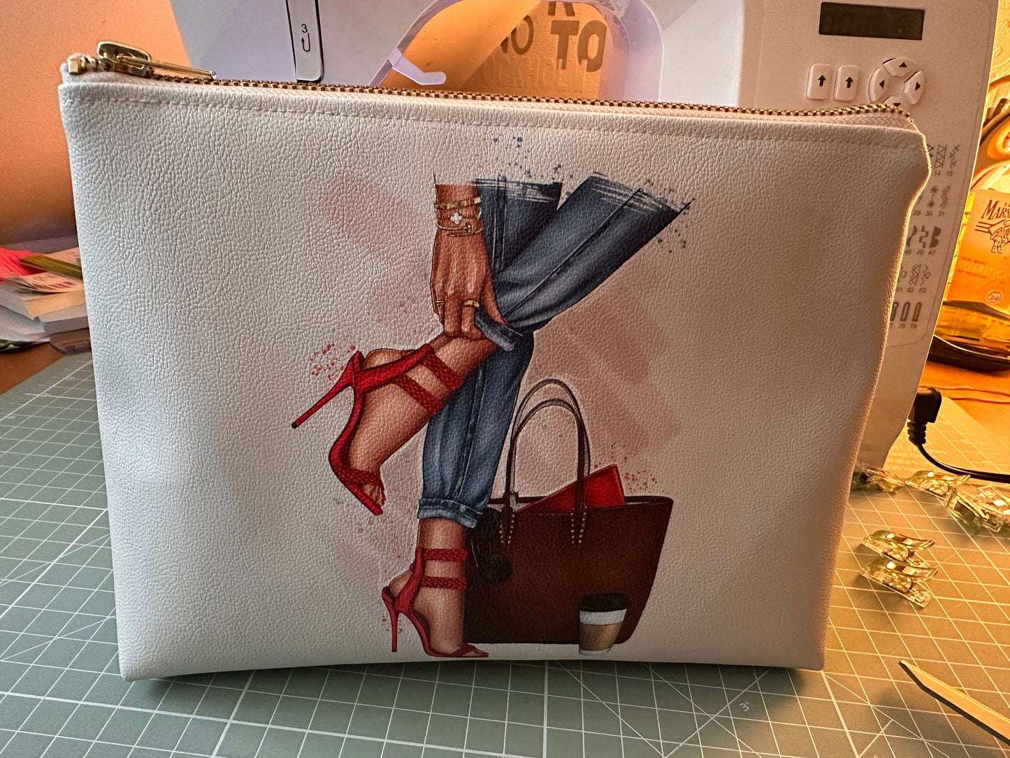Trousse de toilette similicuir