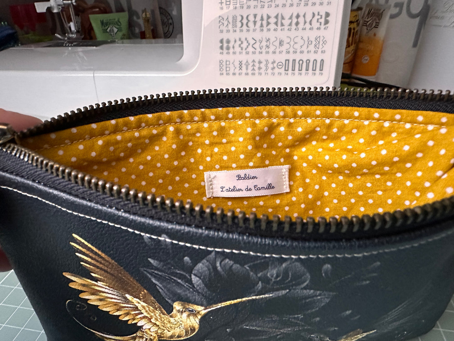 Trousse de toilette similicuir