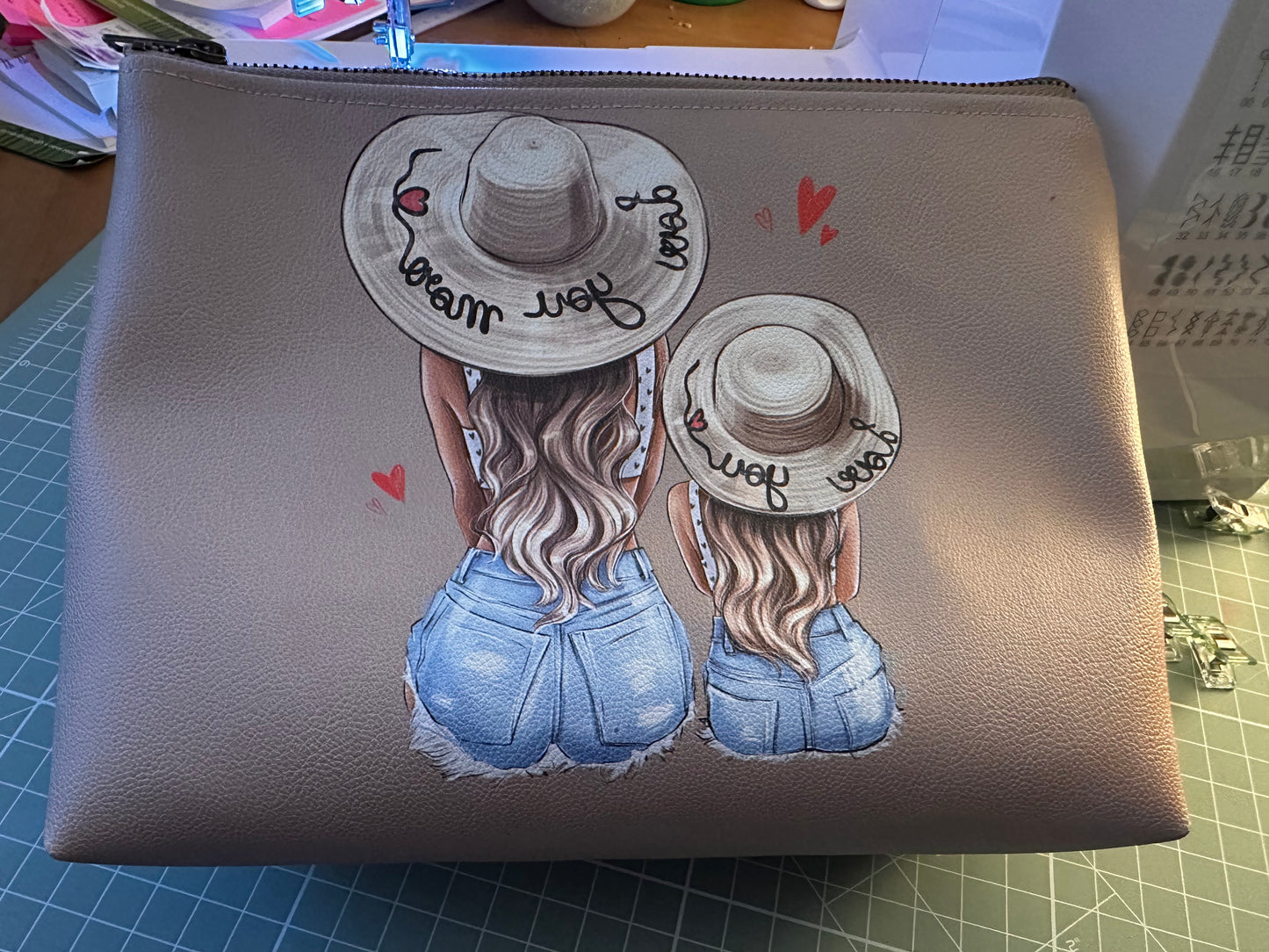Trousse de toilette similicuir