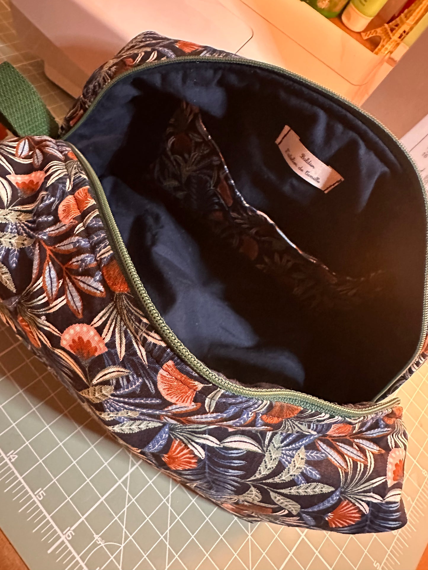 Trousse de toilette en coton