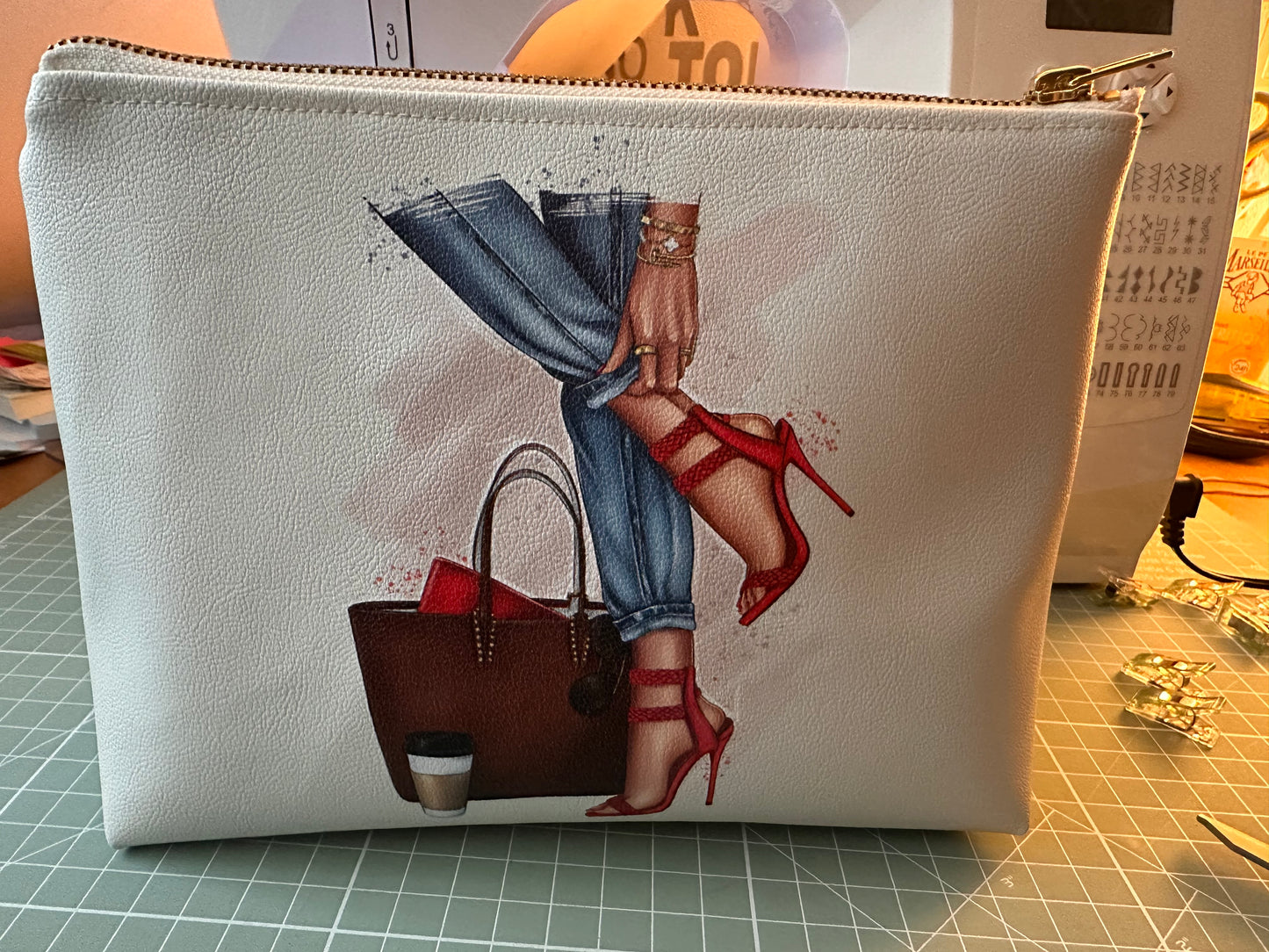 Trousse de toilette similicuir