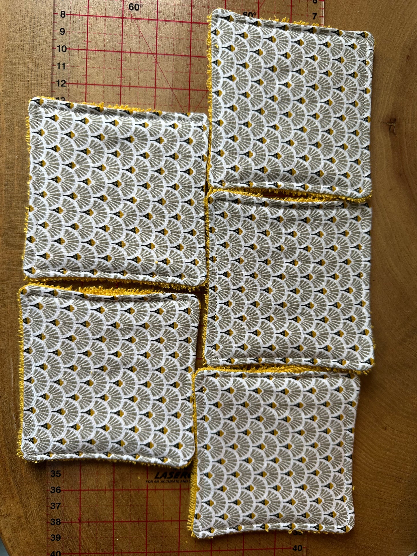 Lingettes lavables coton