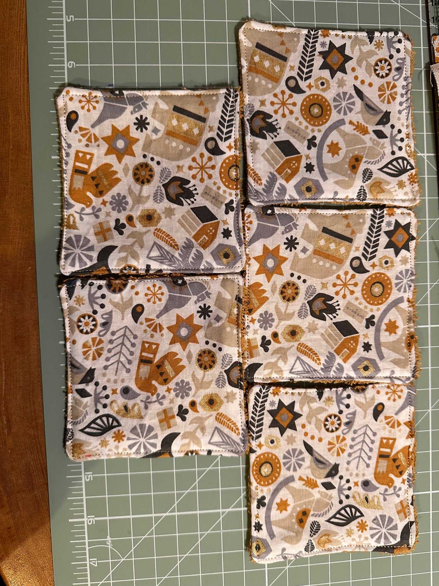 Lingettes lavables coton