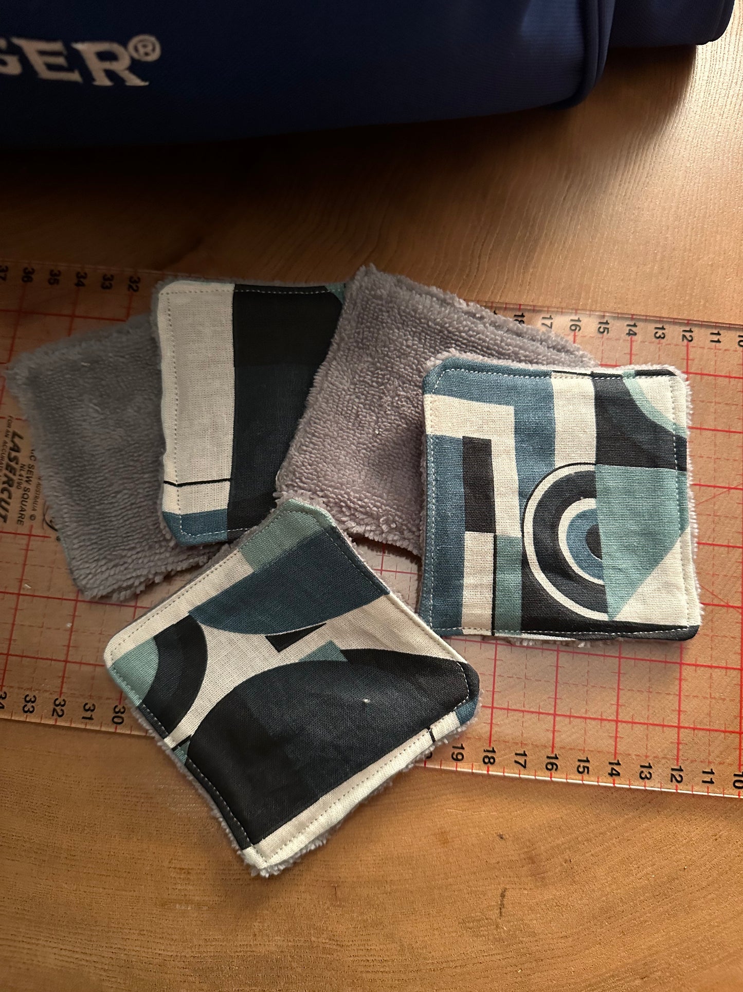 Lingettes lavables bambou à forme