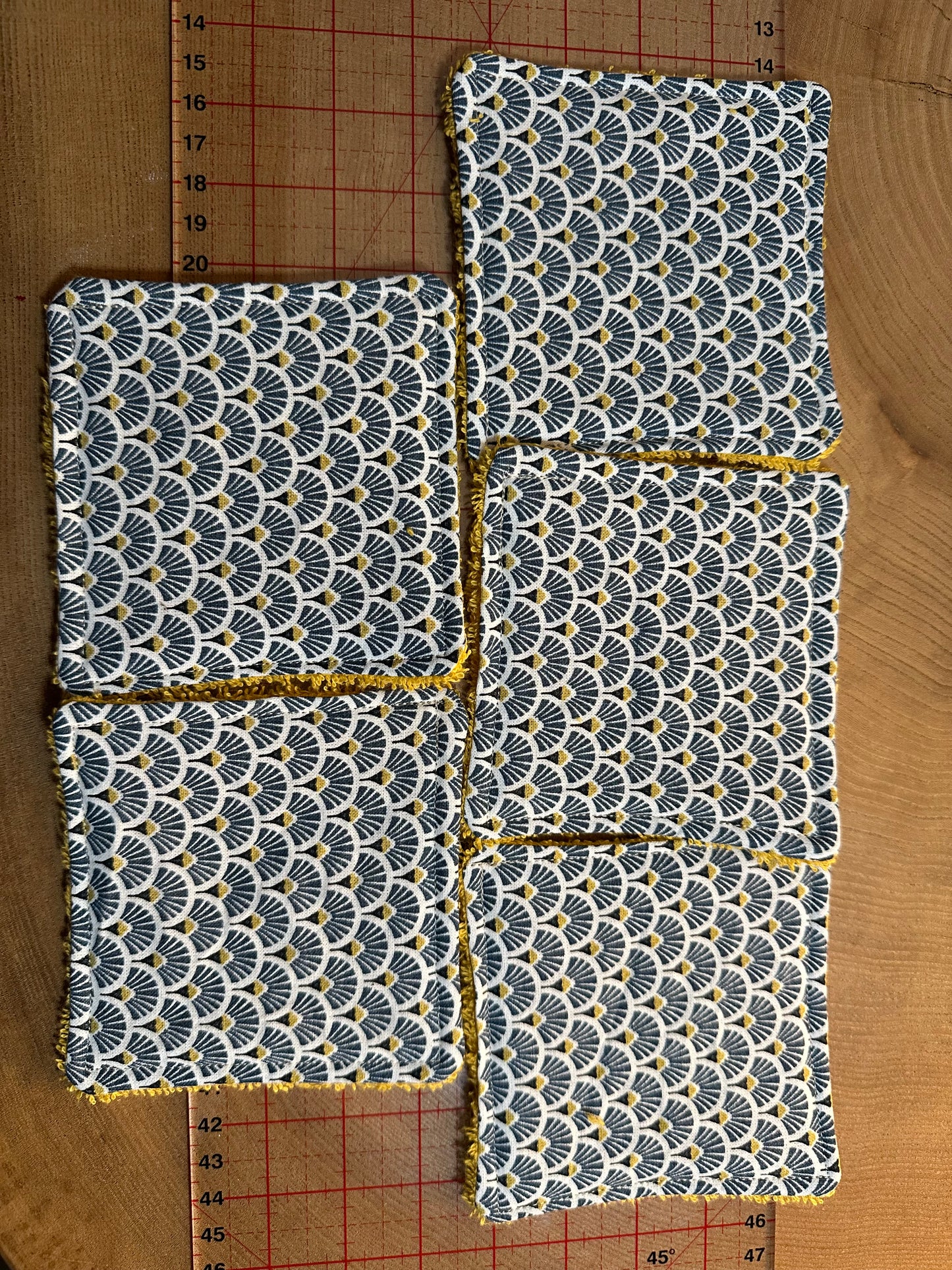 Lingettes lavables coton